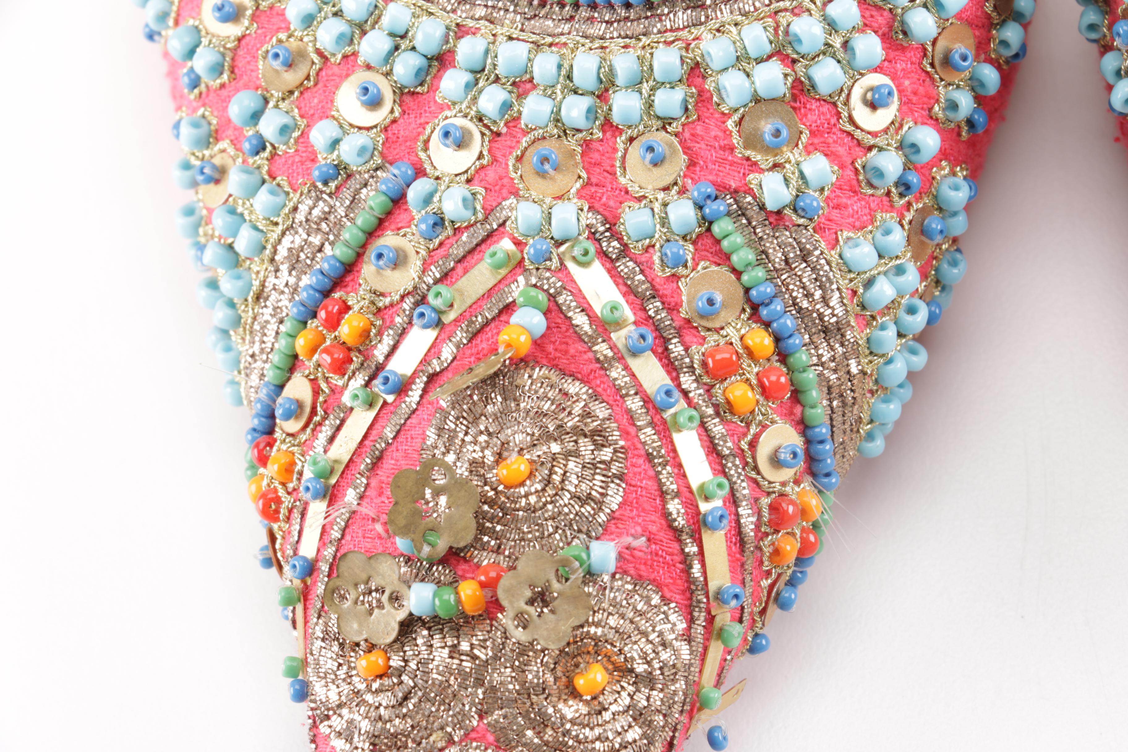 Embroidered and Beaded Shoes by Emma Hope's