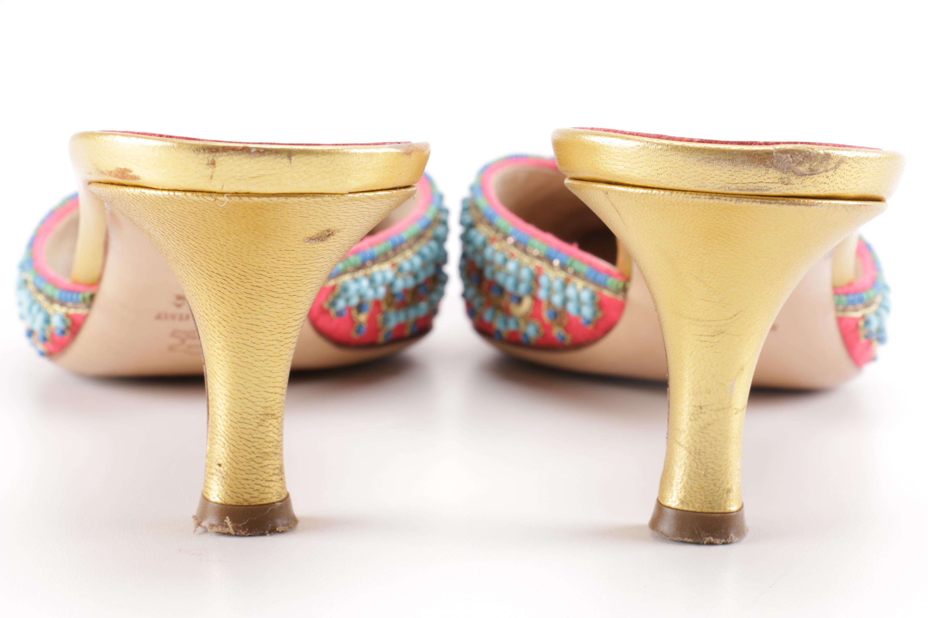 Embroidered and Beaded Shoes by Emma Hope's