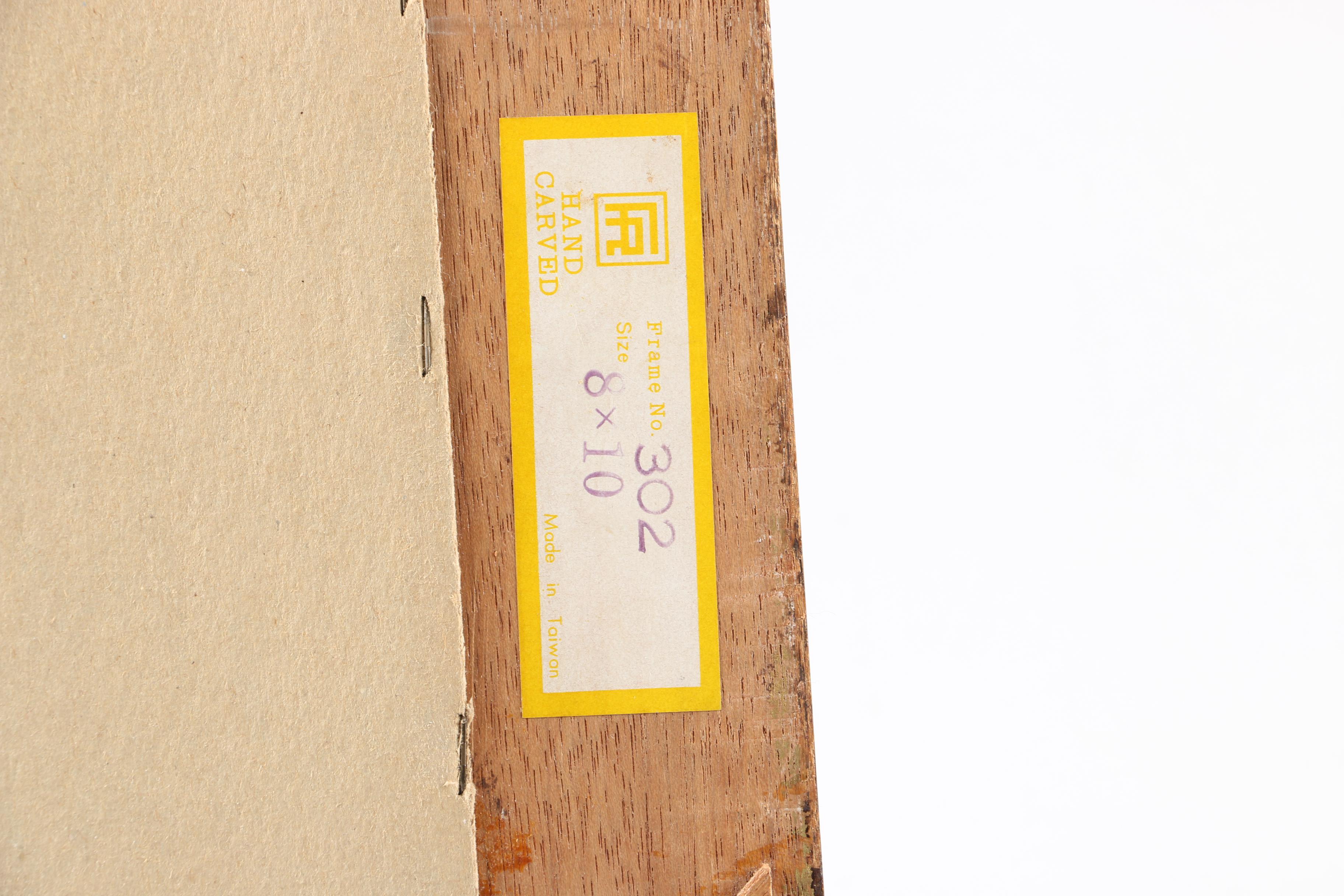 Mancini Oil Painting on Canvas Board of River Scene