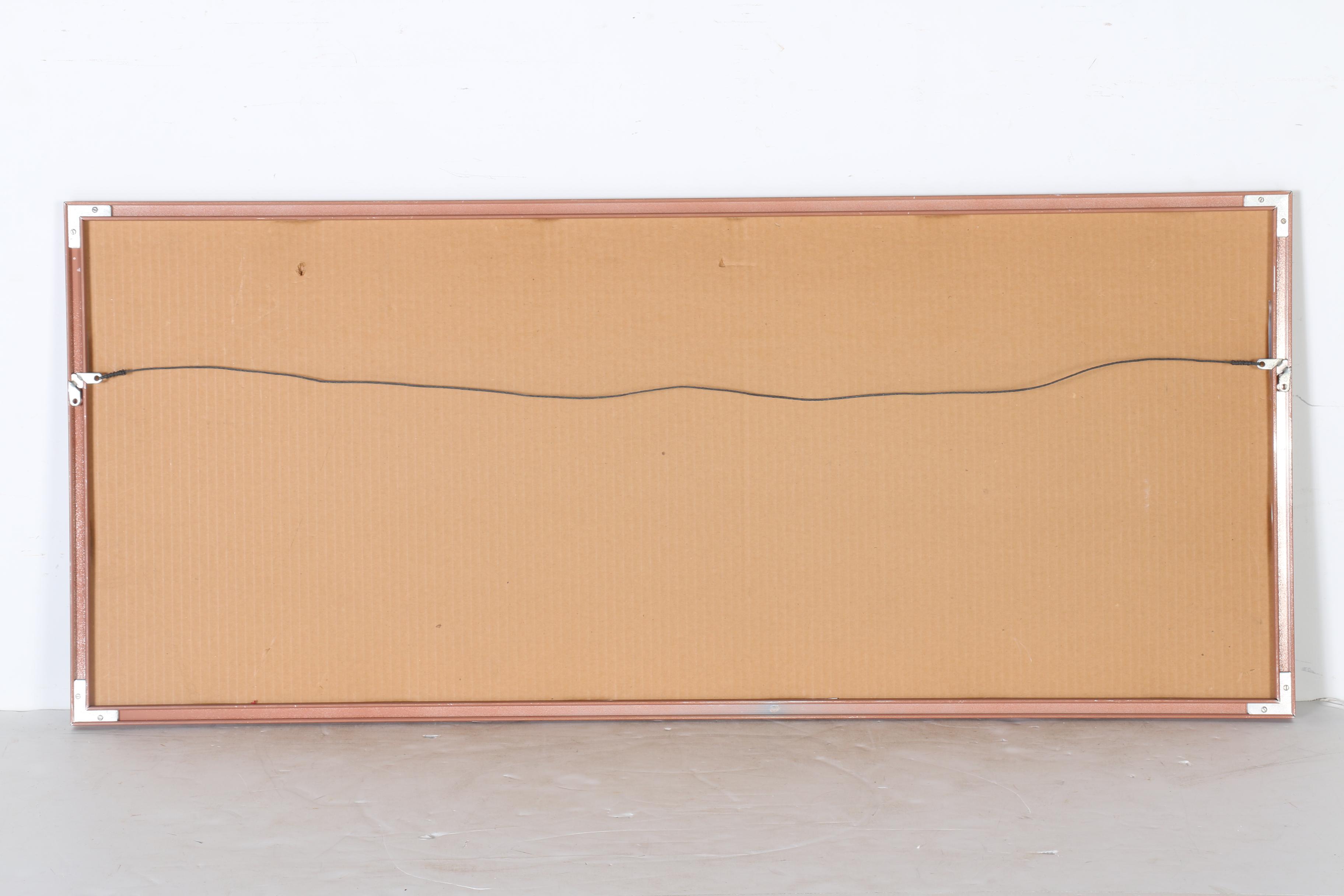 Gail Bruce Limited Edition Serigraph on Paper "Park Bench"