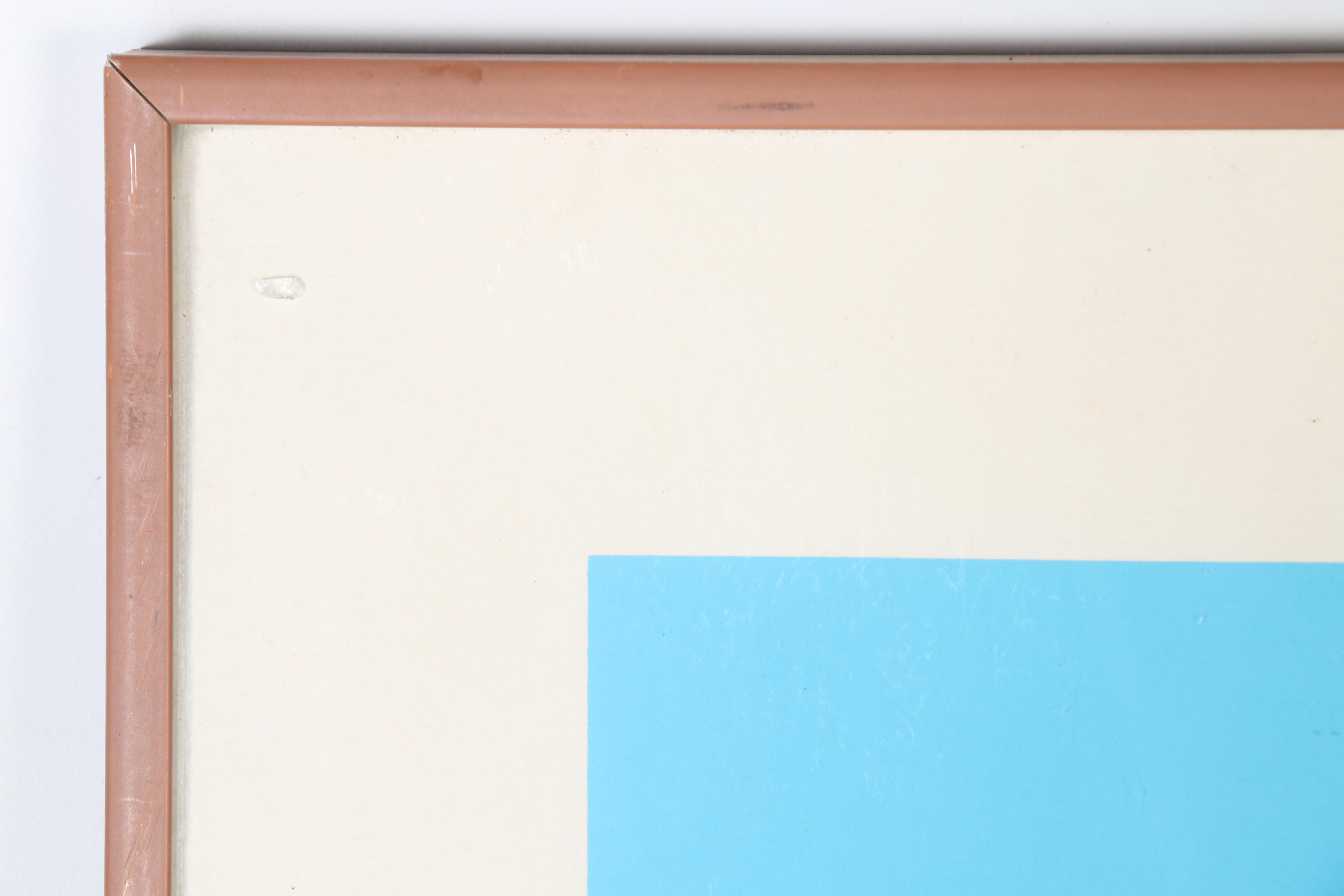 Gail Bruce Limited Edition Serigraph on Paper "Park Bench"