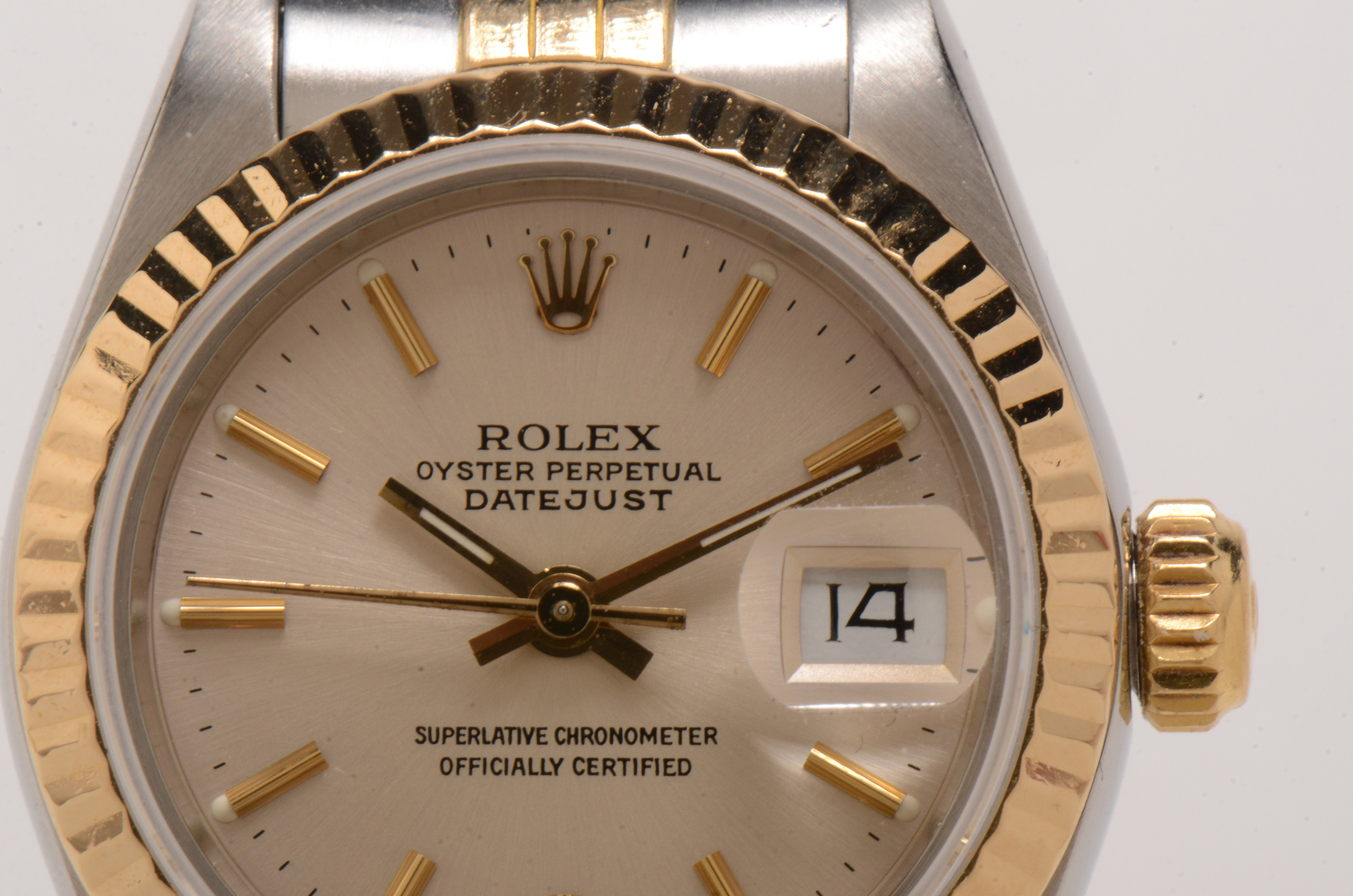 Women's Rolex Datejust 18K Gold and Steel Dial Automatic Watch