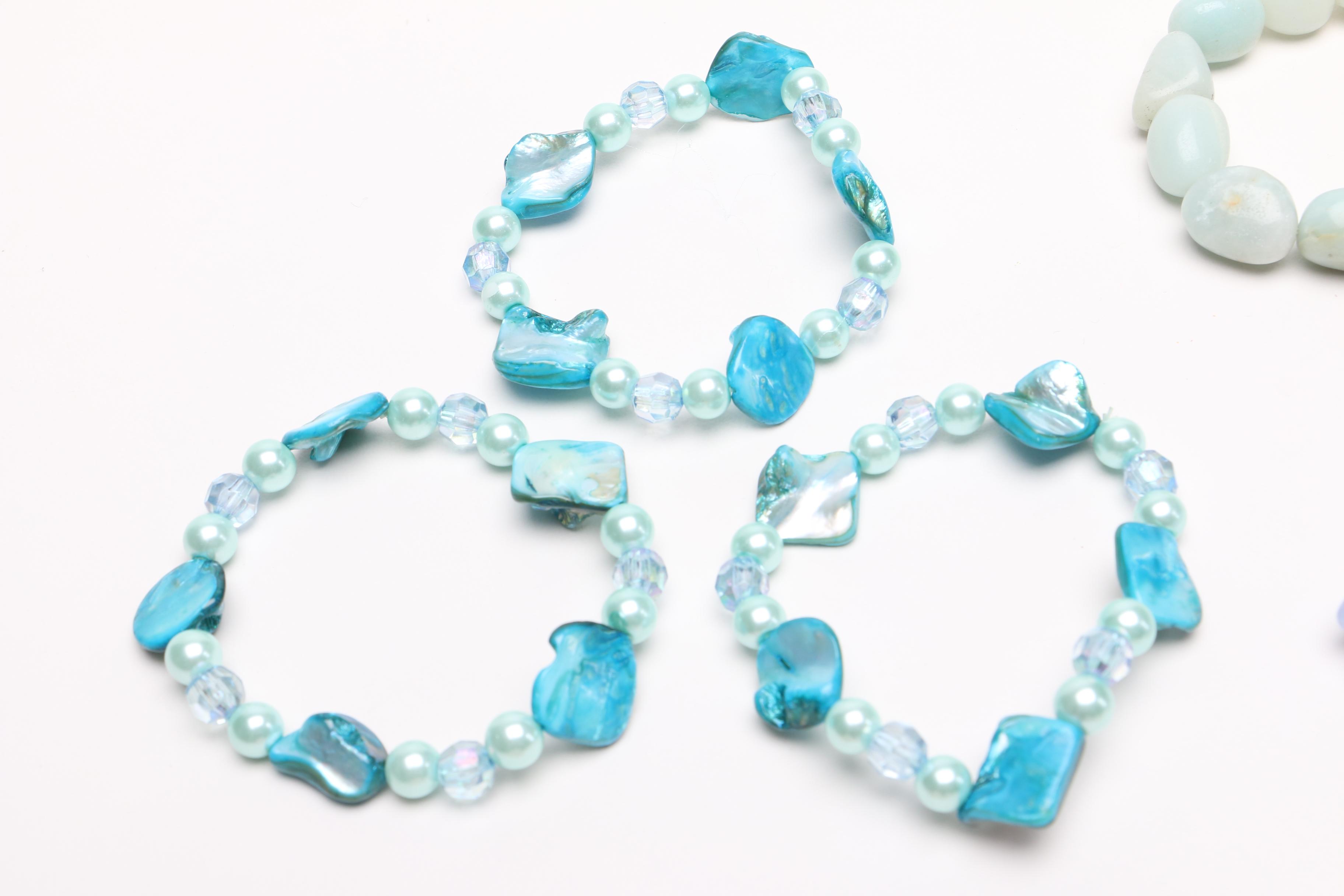 Assortment of Stone Jewelry