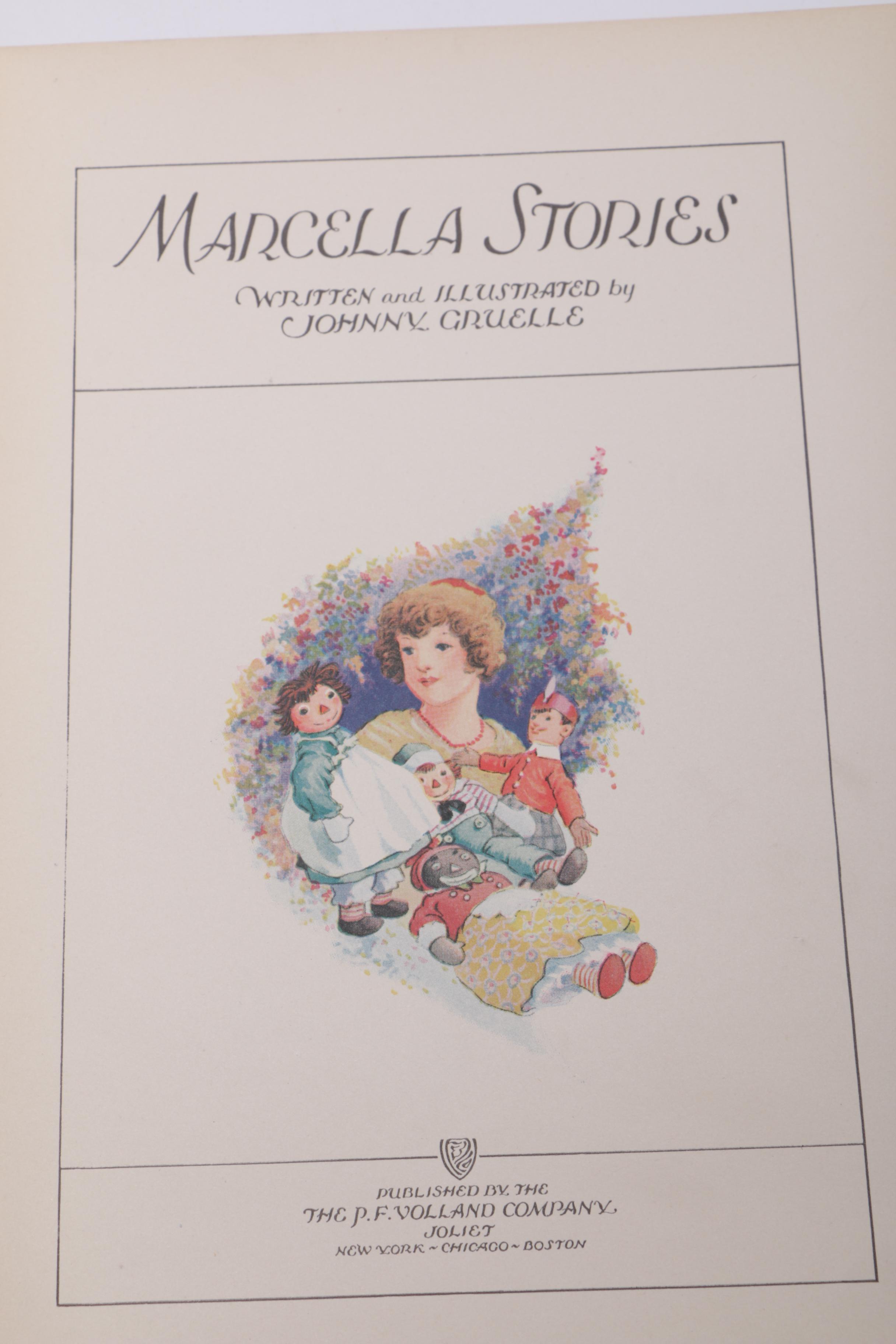 Signed First Edition "Marcella: A Raggedy Ann Story" by Johnny Gruelle