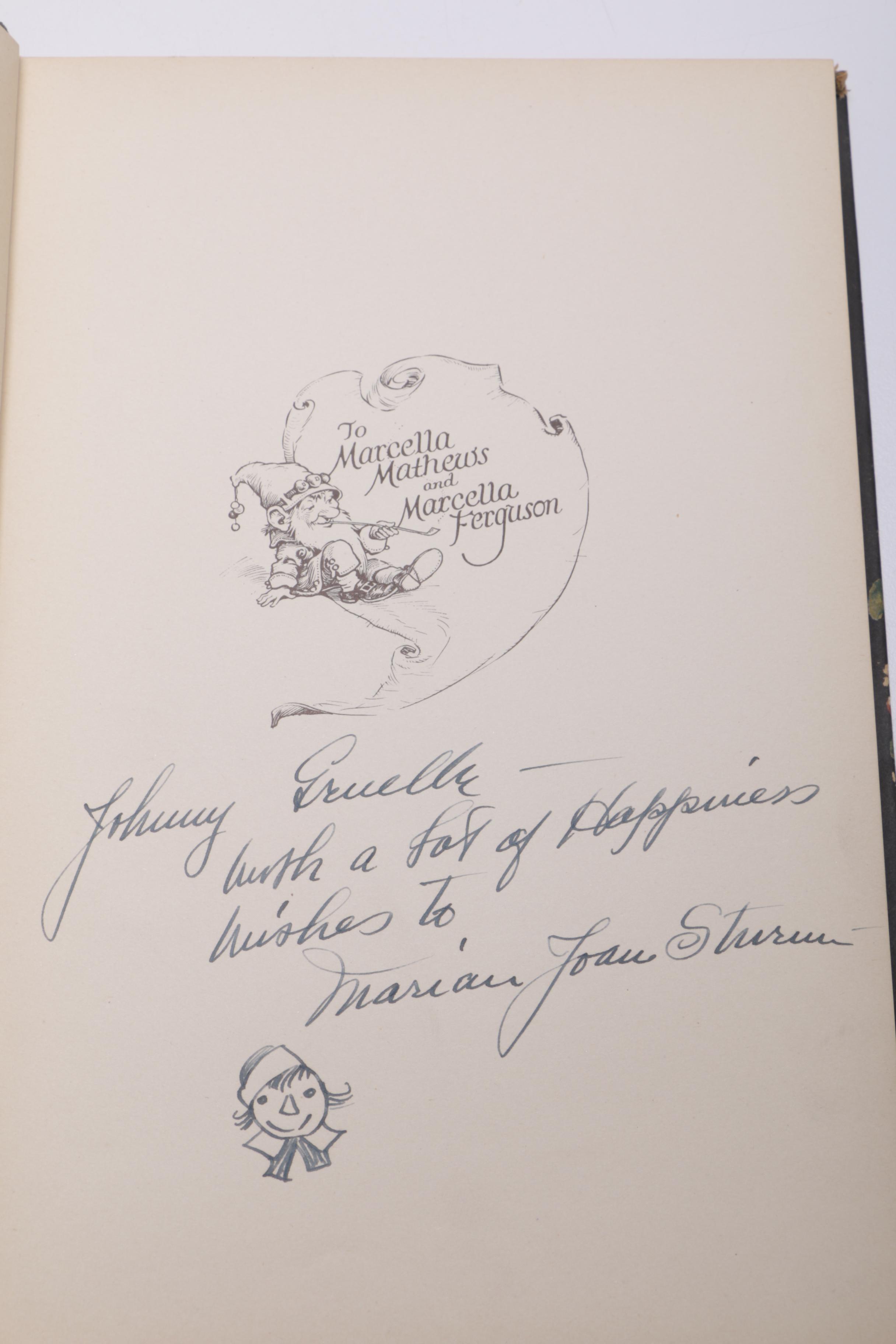 Signed First Edition "Marcella: A Raggedy Ann Story" by Johnny Gruelle