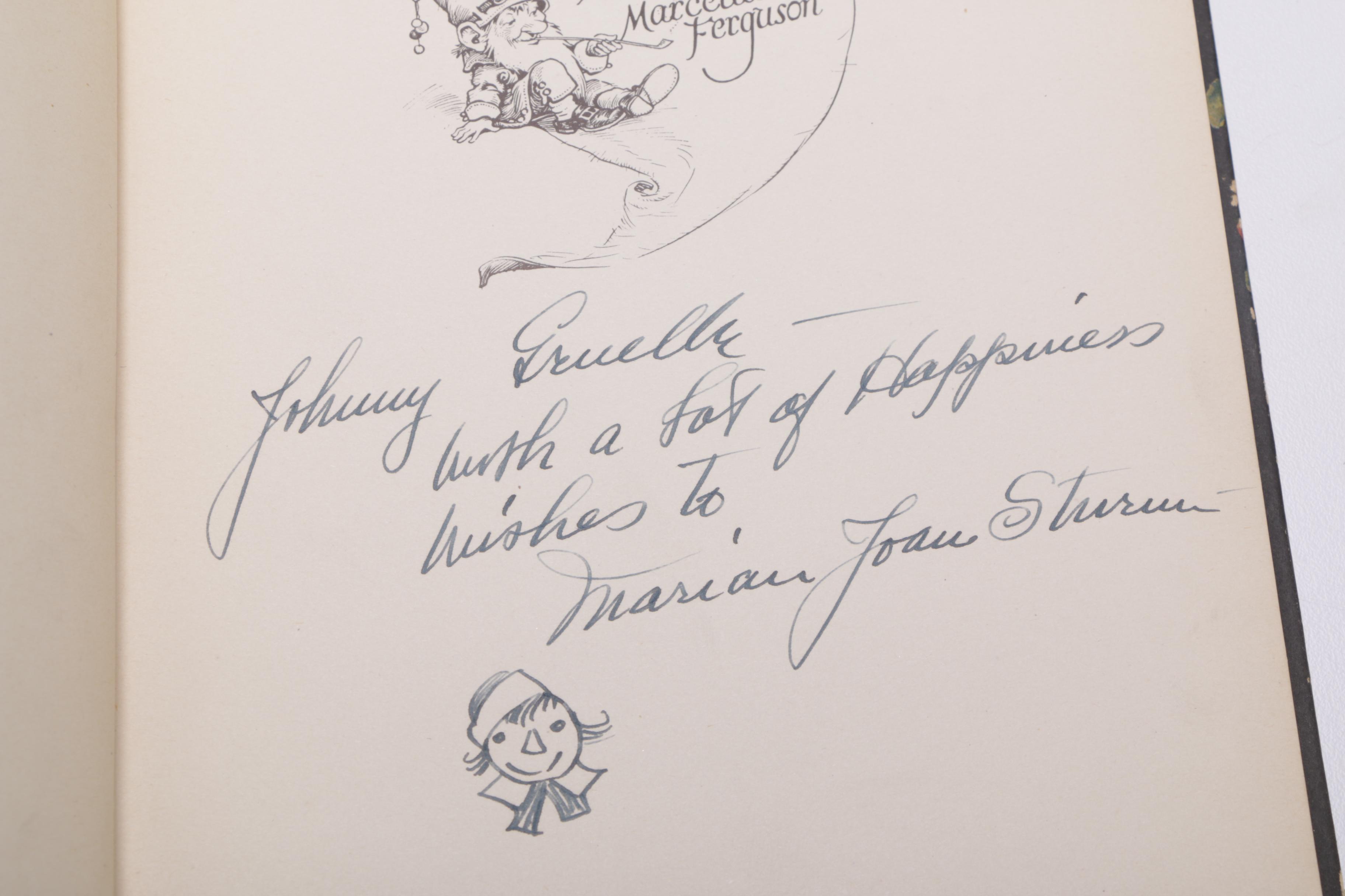 Signed First Edition "Marcella: A Raggedy Ann Story" by Johnny Gruelle