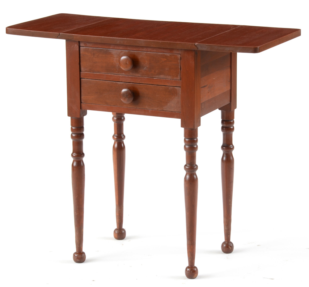 Cherry Drop Leaf Side Table