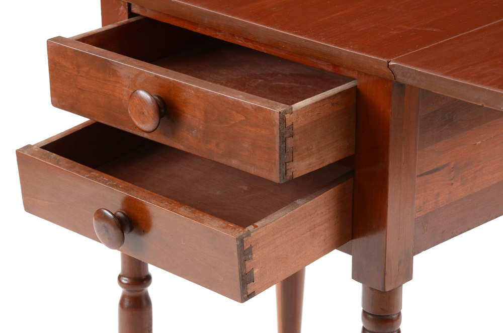 Cherry Drop Leaf Side Table
