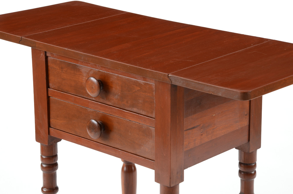 Cherry Drop Leaf Side Table