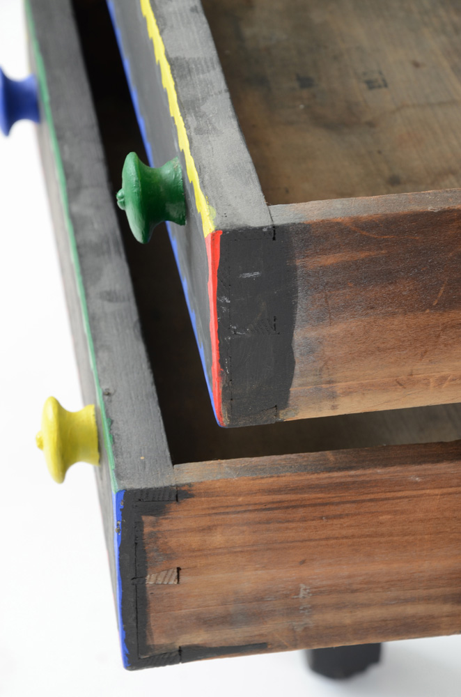 Vintage Hand-Painted Child's Nightstand