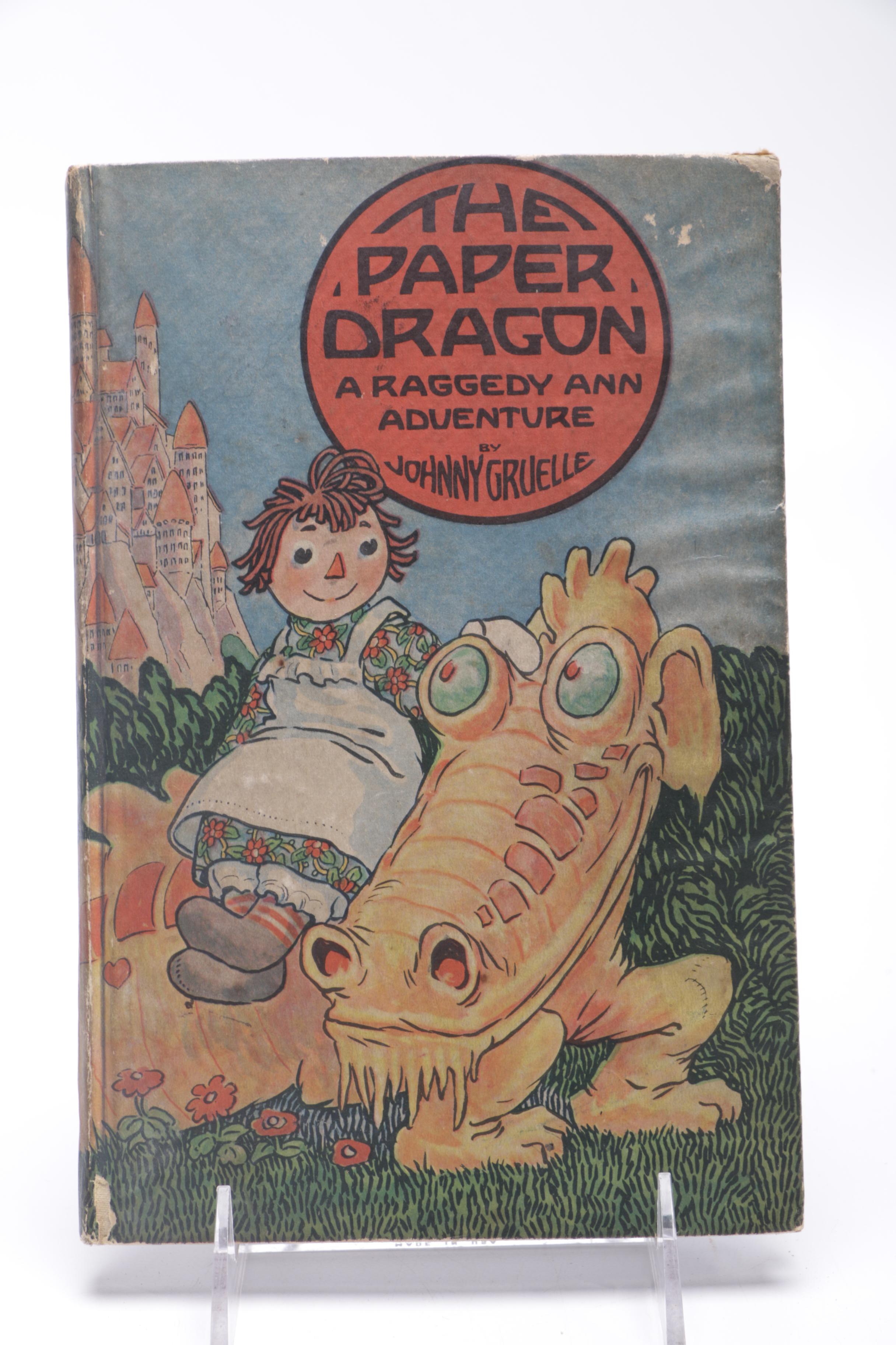 Signed "The Paper Dragon: A Raggedy Ann Adventure" by Johnny Gruelle