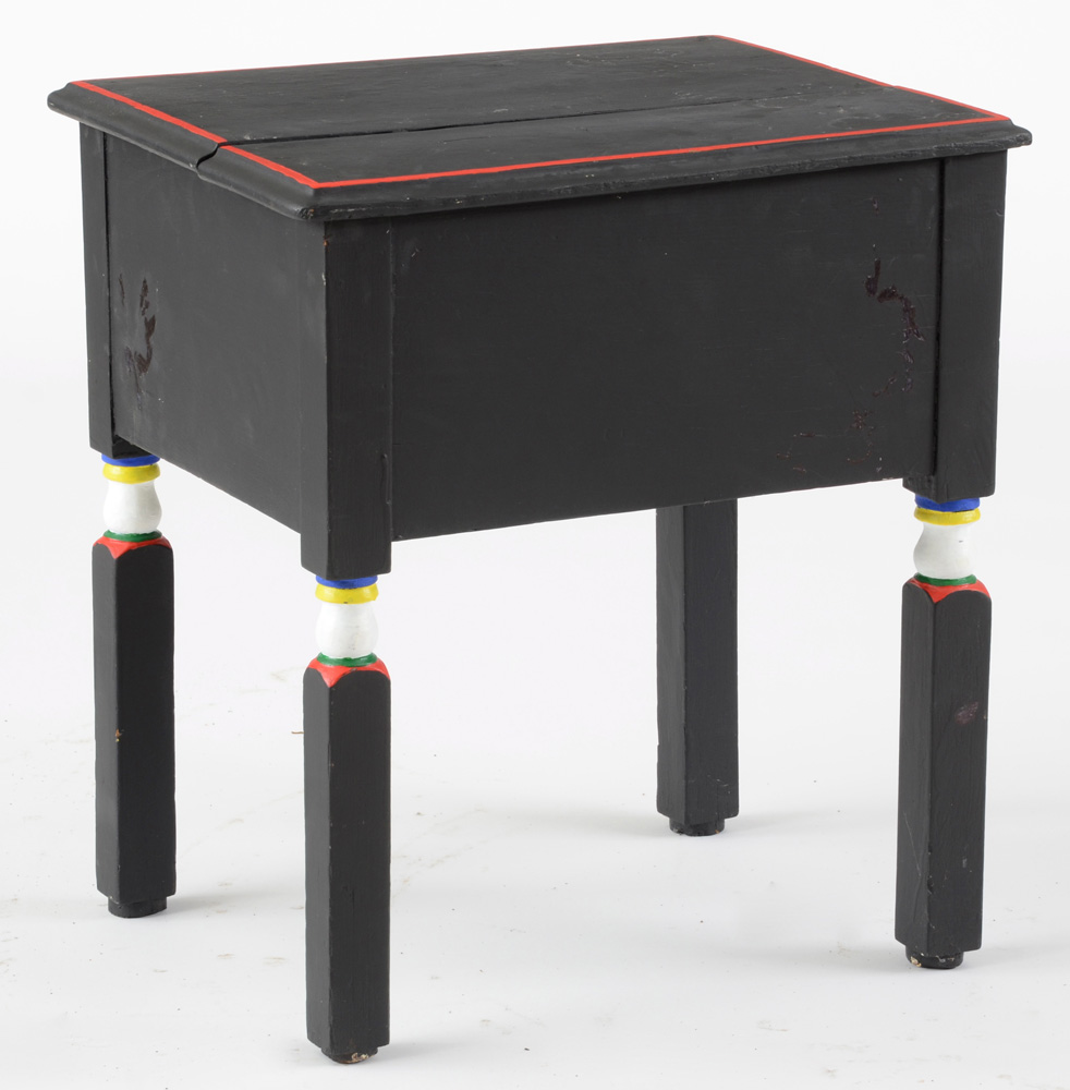 Vintage Hand-Painted Child's Nightstand