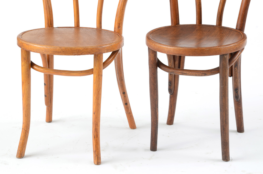 Vintage Michael Thonet Style Bentwood Side Chairs