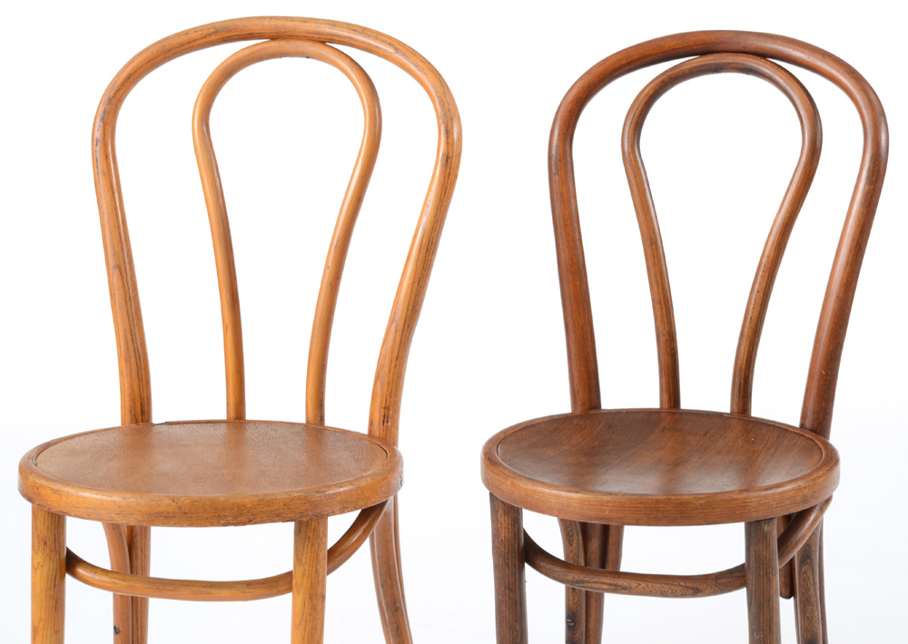 Vintage Michael Thonet Style Bentwood Side Chairs