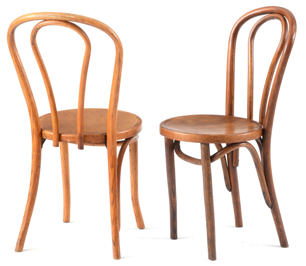 Vintage Michael Thonet Style Bentwood Side Chairs