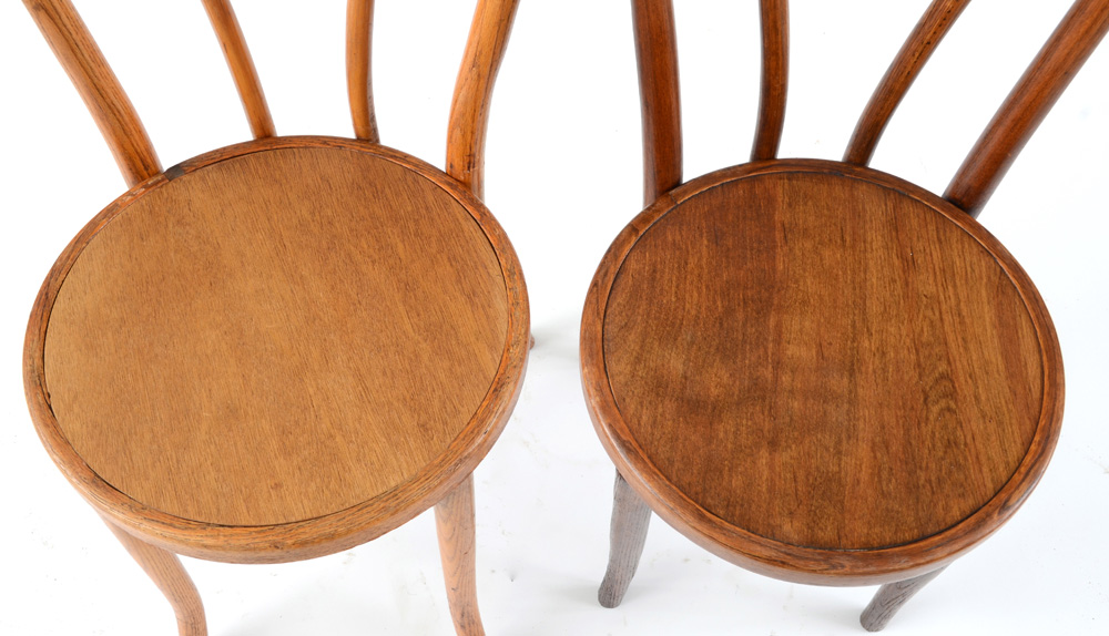 Vintage Michael Thonet Style Bentwood Side Chairs