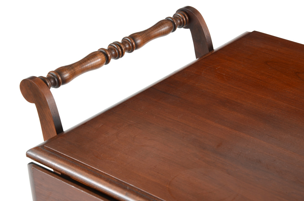 Drop Leaf Rolling Tea Table