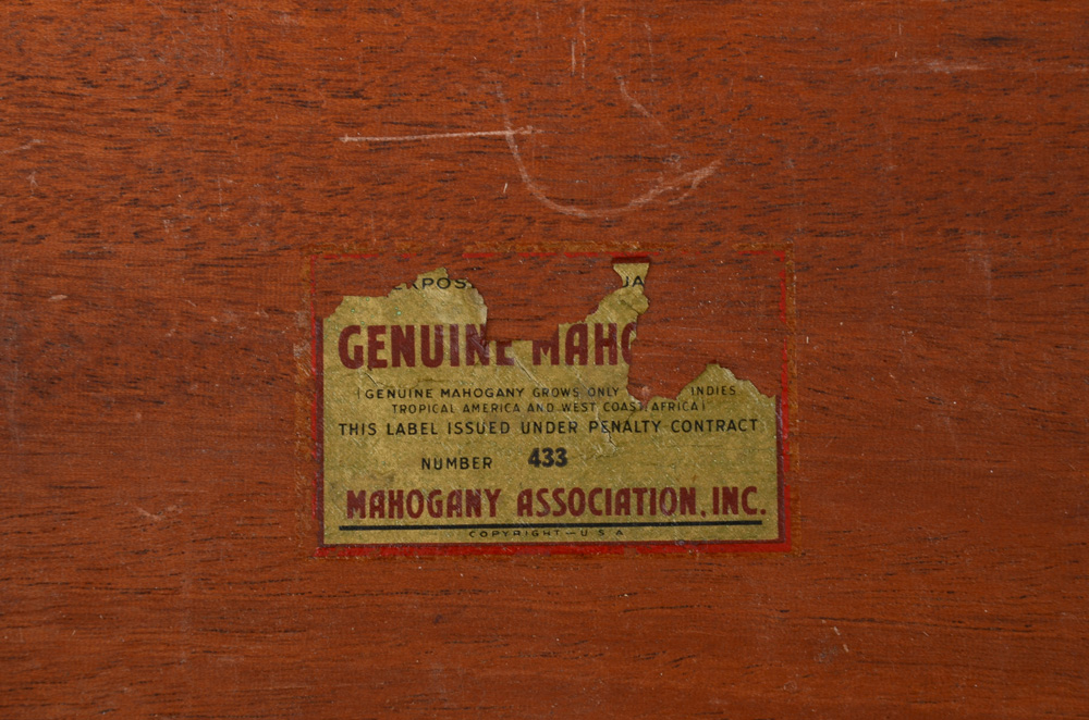 Diminutive Mahogany Block Front Chest of Drawers