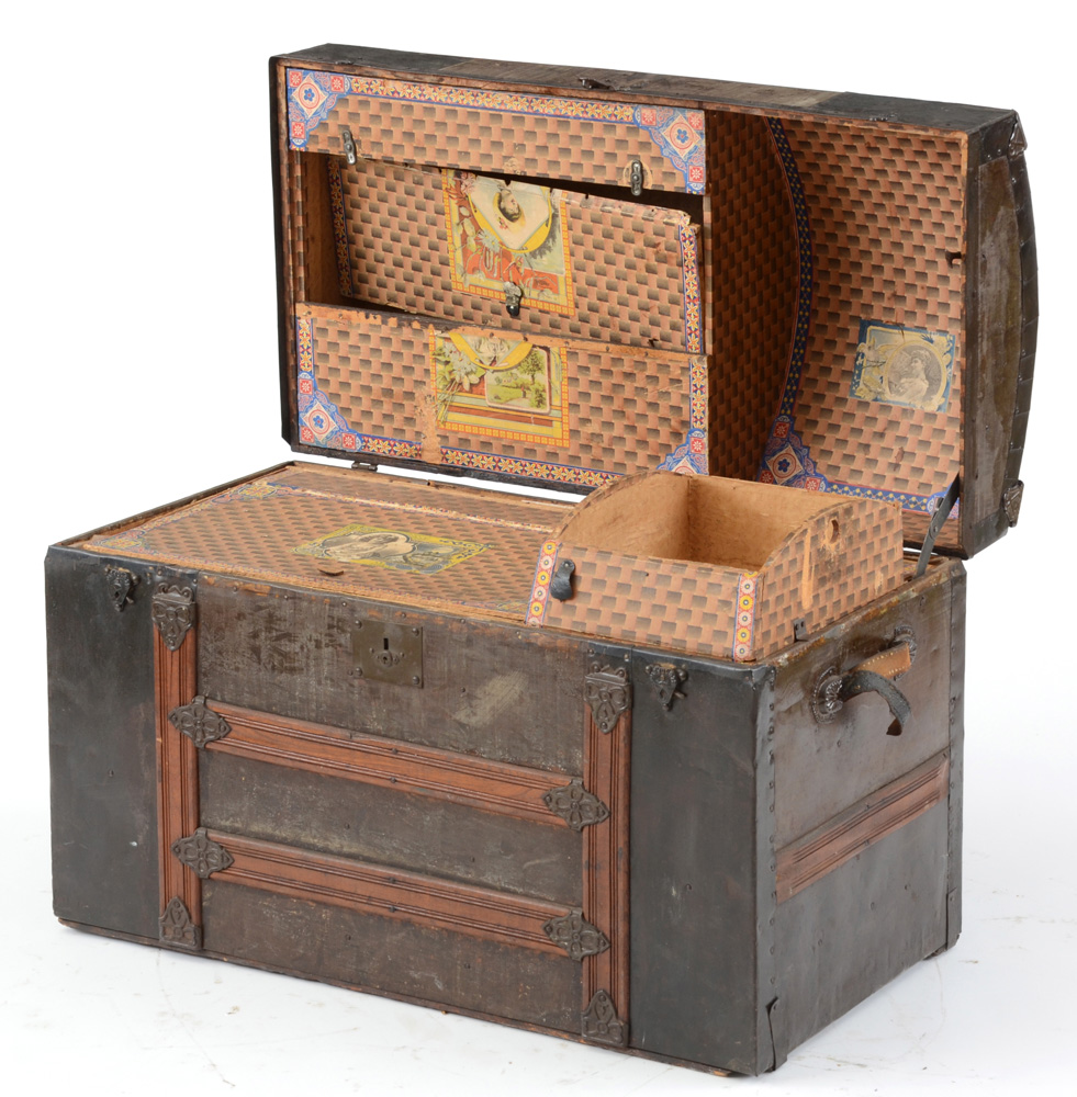 Antique Dome-Top Chest