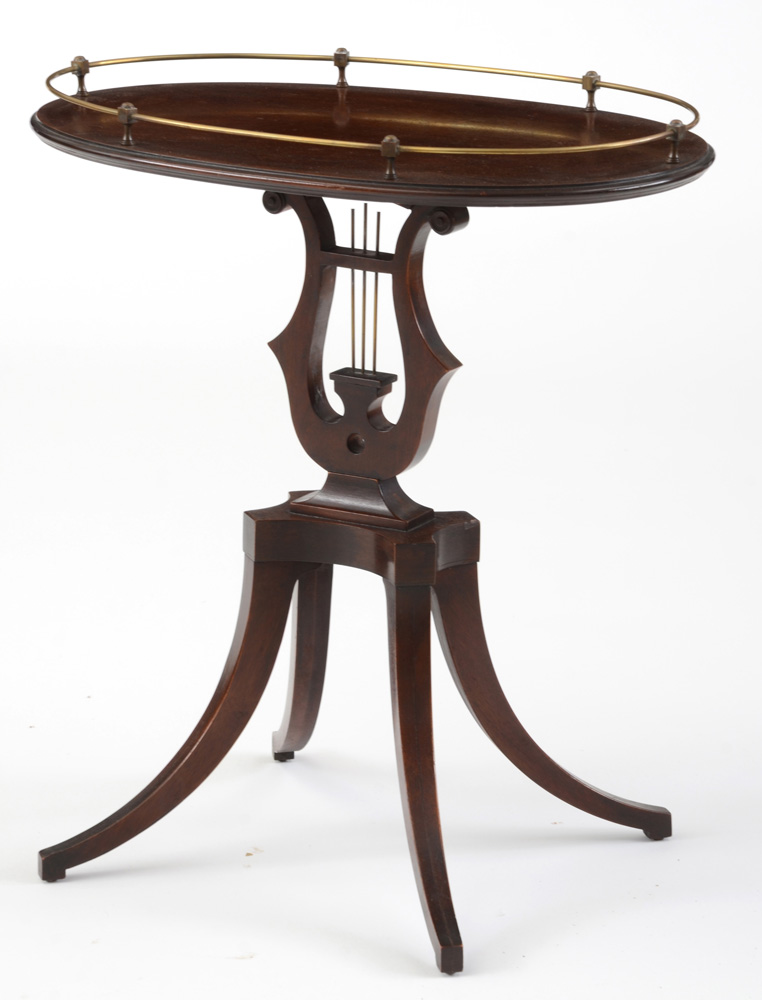 Pair of Vintage Mahogany Accent Tables