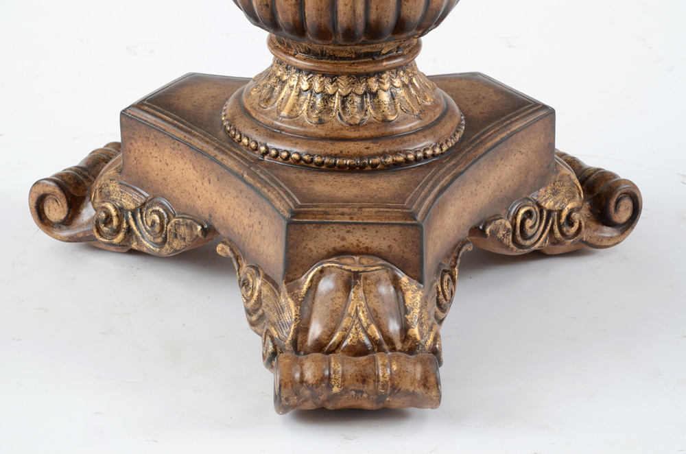 Victorian Marble Top Accent Table