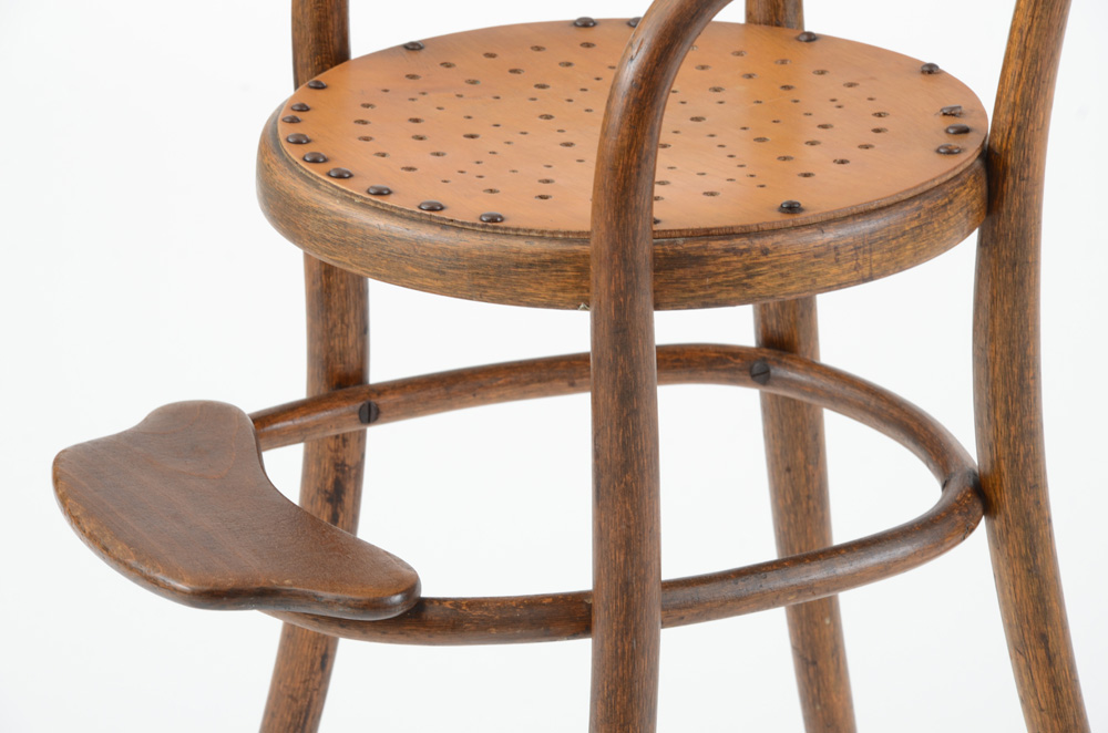 Antique Austrian Bentwood Youth Chair by Fischel