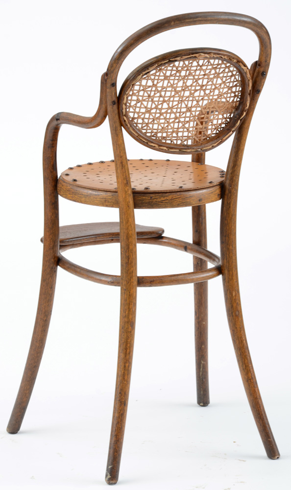 Antique Austrian Bentwood Youth Chair by Fischel