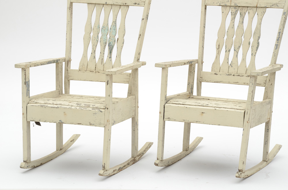 Pair of Vintage Rocking Chairs