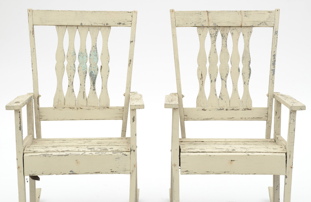 Pair of Vintage Rocking Chairs