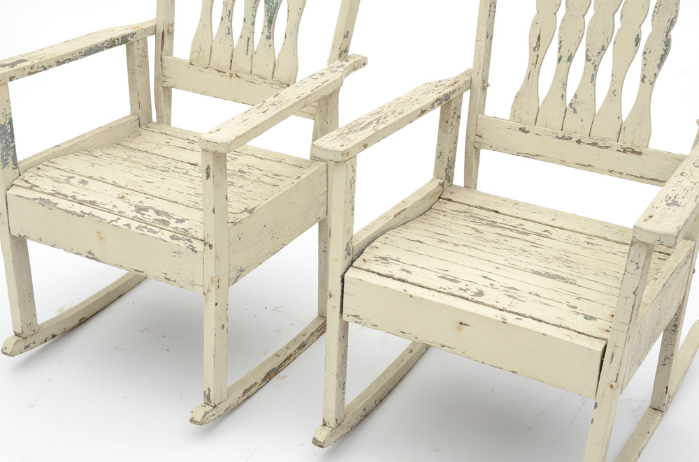 Pair of Vintage Rocking Chairs