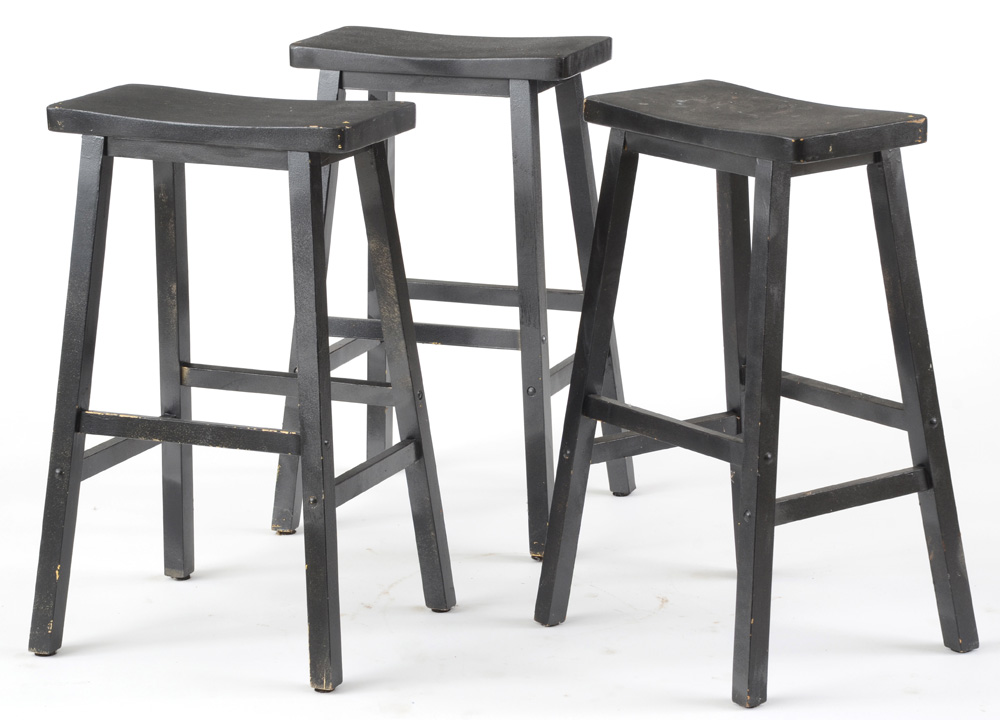 Three Bar Height Stools