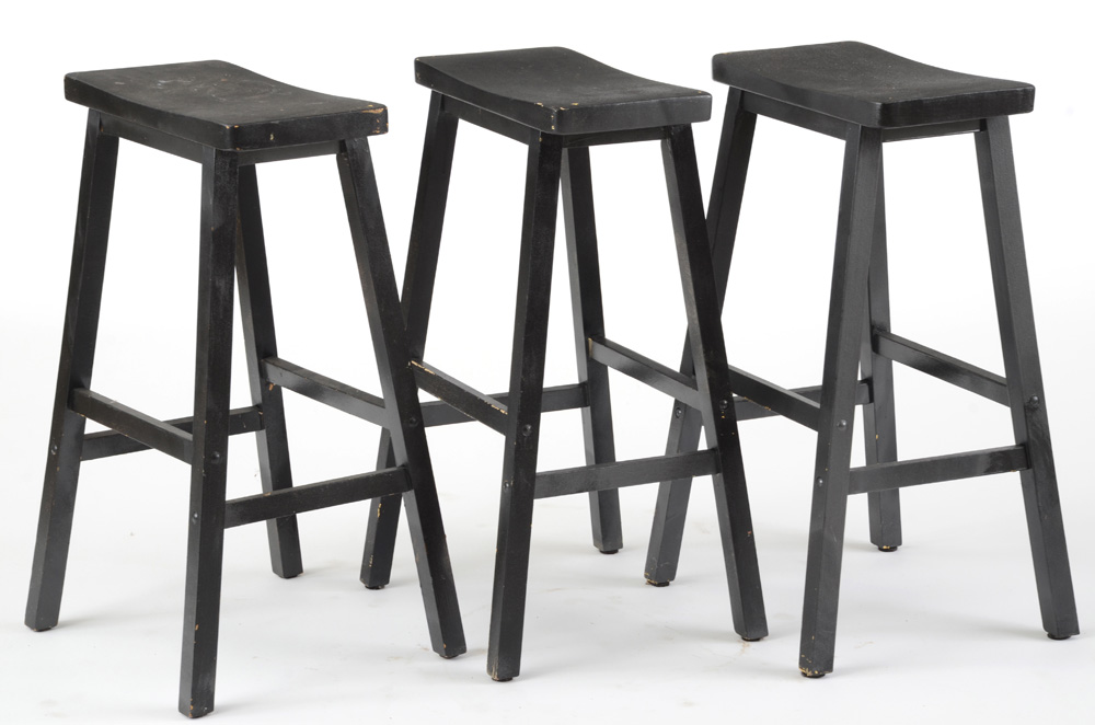 Three Bar Height Stools