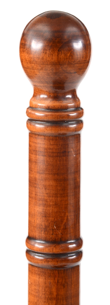 Vintage Mahogany Spiral Library Steps