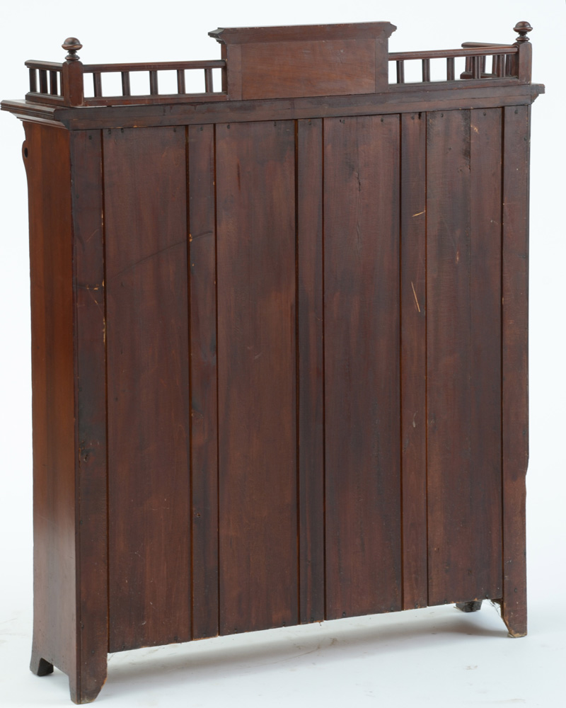 Vintage Eastlake Walnut Bookcase