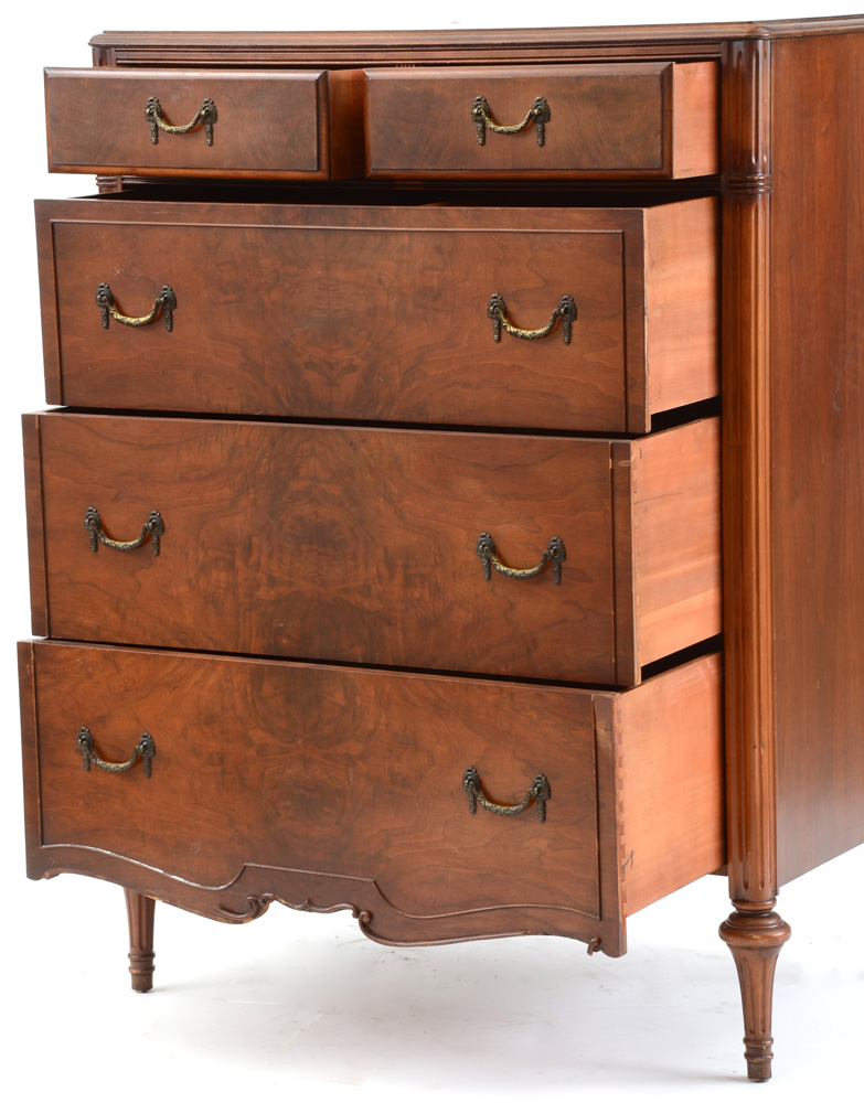 Vintage Walnut Chest of Drawers