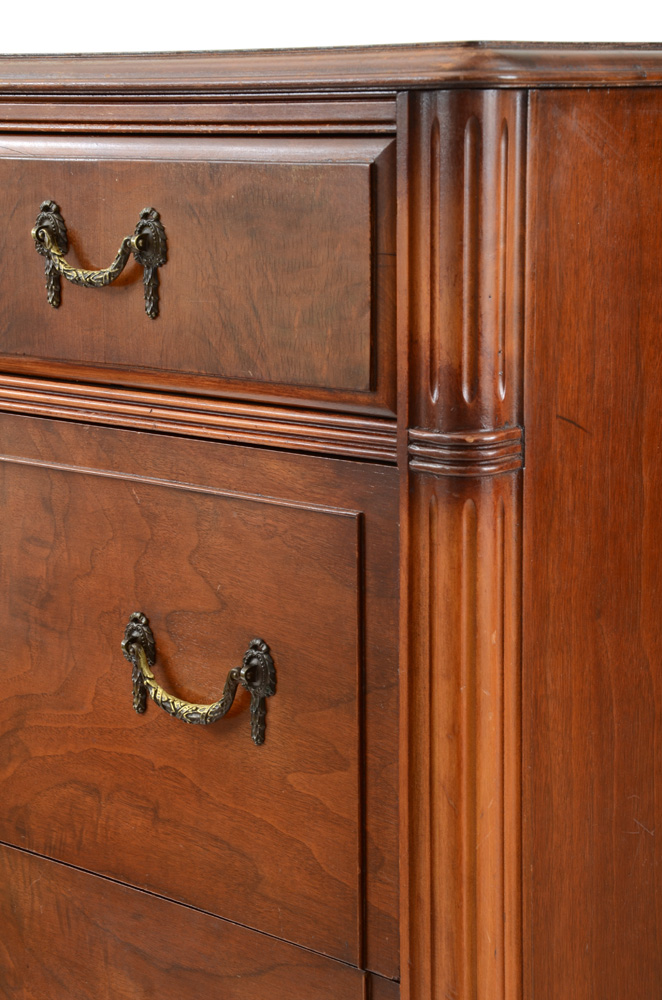 Vintage Walnut Chest of Drawers