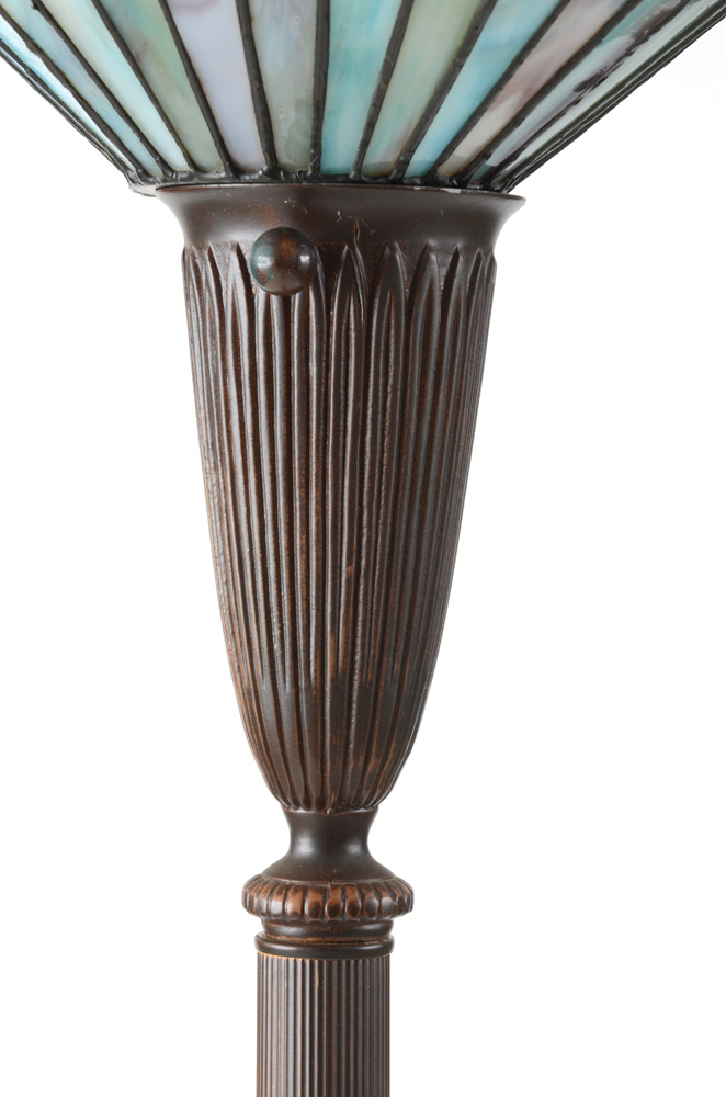 Tiffany Style Torchiere Floor Lamp