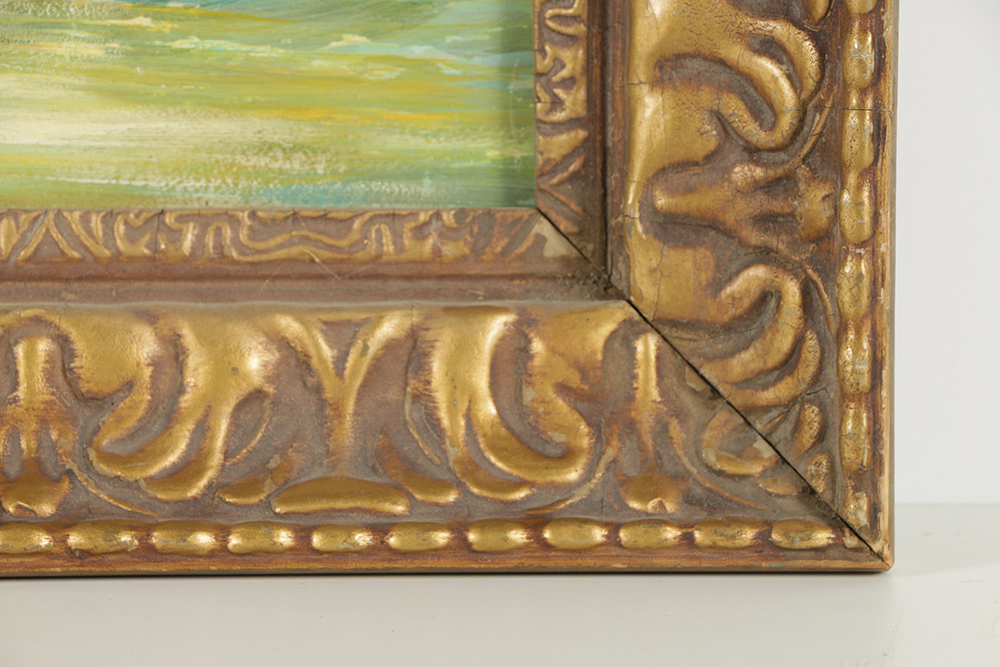 Claude Curry Bohm Oil Painting on Board Seascape