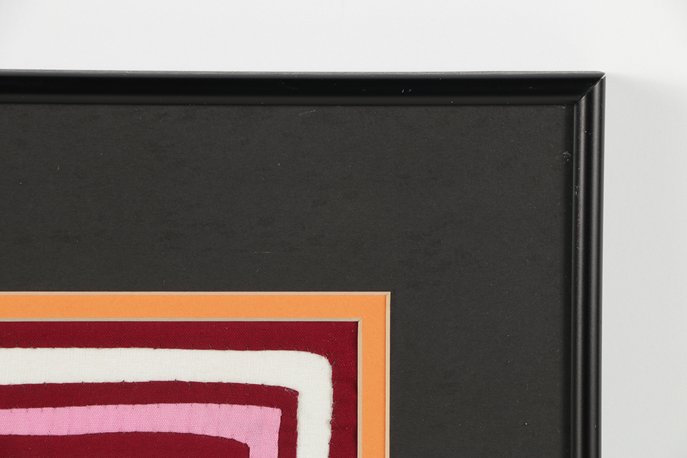 Mola Style Textile Art with Aquatic Motif