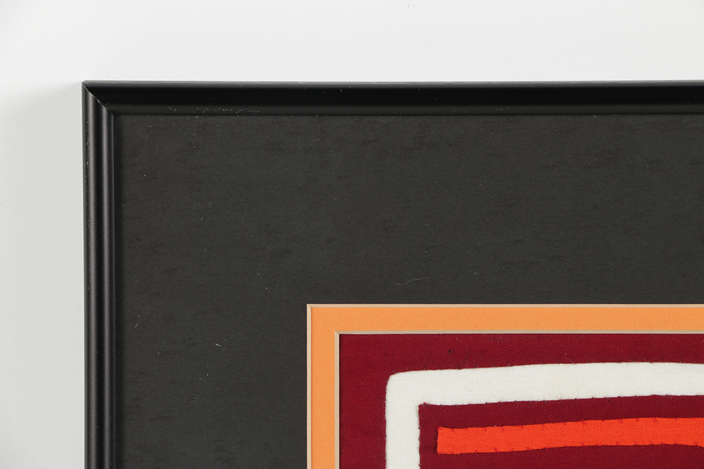 Mola Style Textile Art with Aquatic Motif