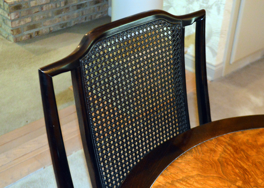 Century Furniture Asian Inspired Dining Table and Six Chairs