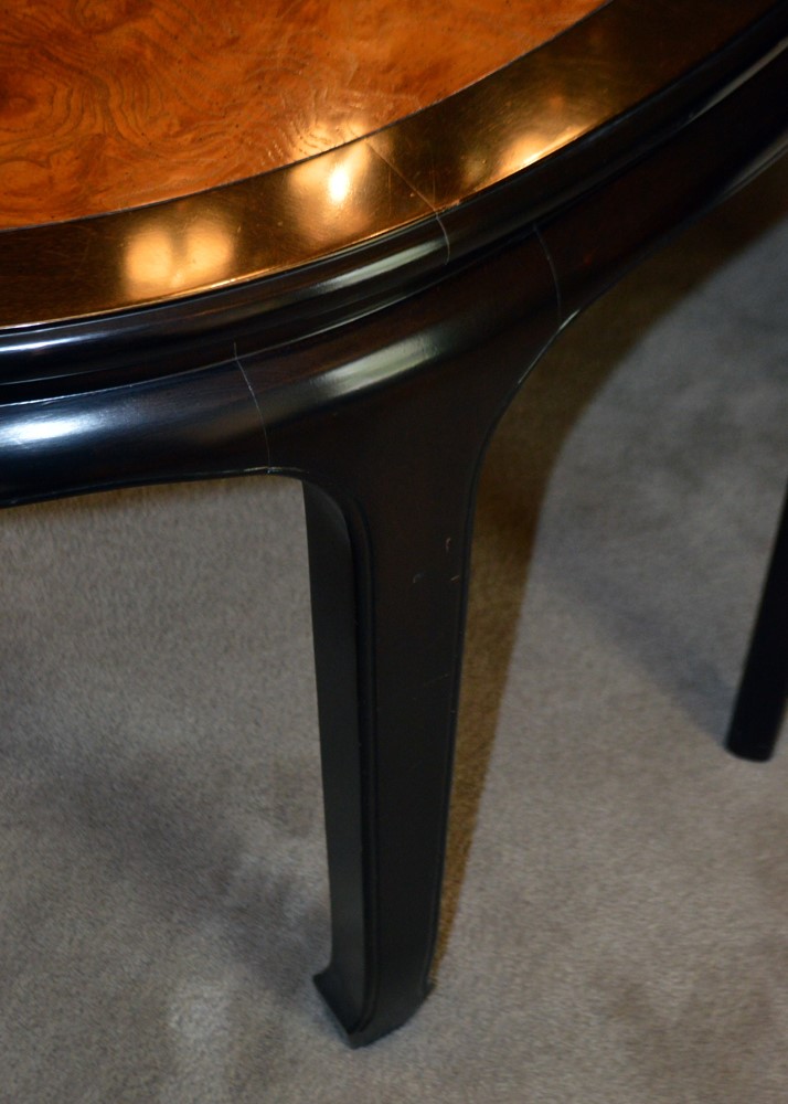 Century Furniture Asian Inspired Dining Table and Six Chairs