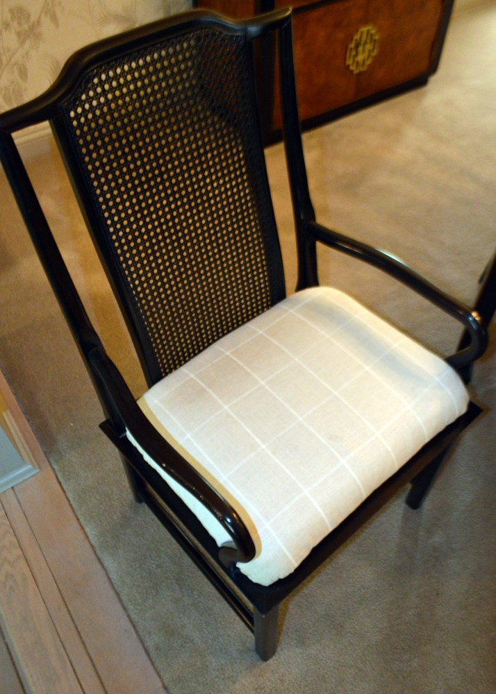 Century Furniture Asian Inspired Dining Table and Six Chairs