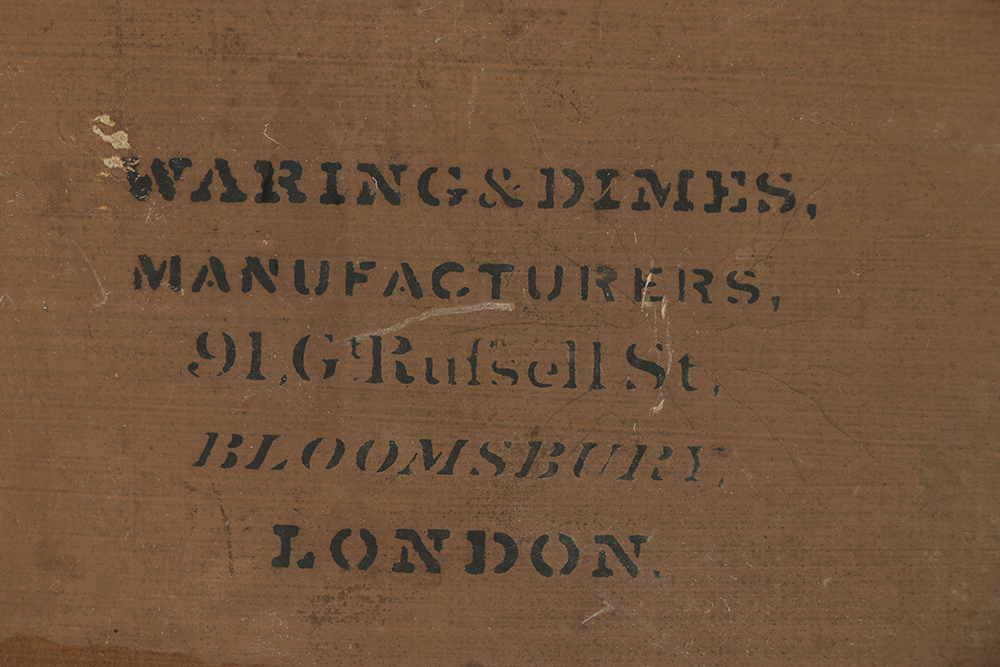 19th-Century Oil Painting on Board Portrait of a Man