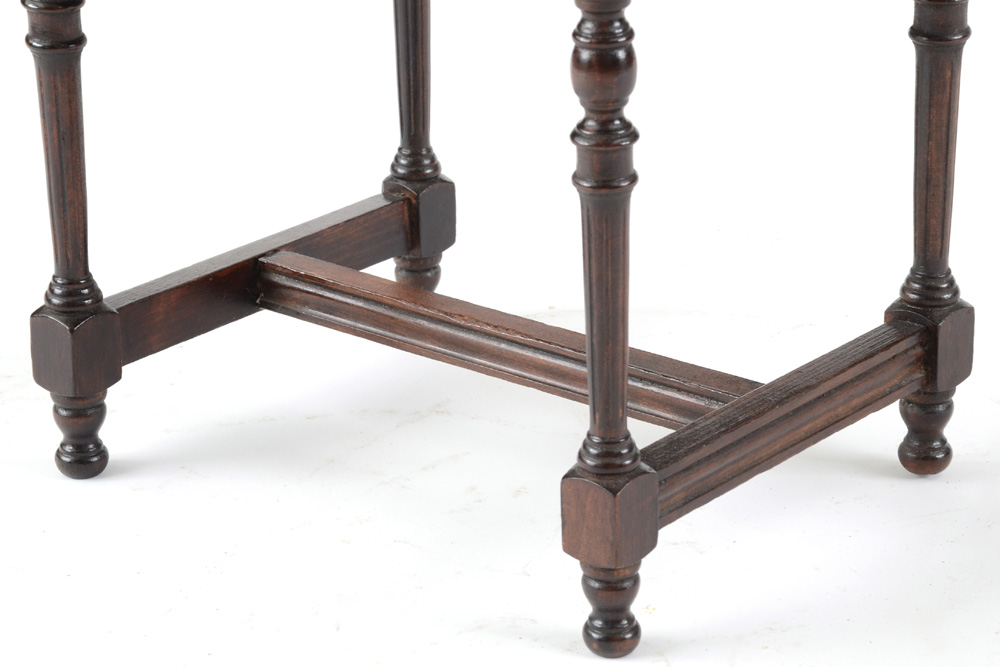 Antique Walnut Humidor on Stand