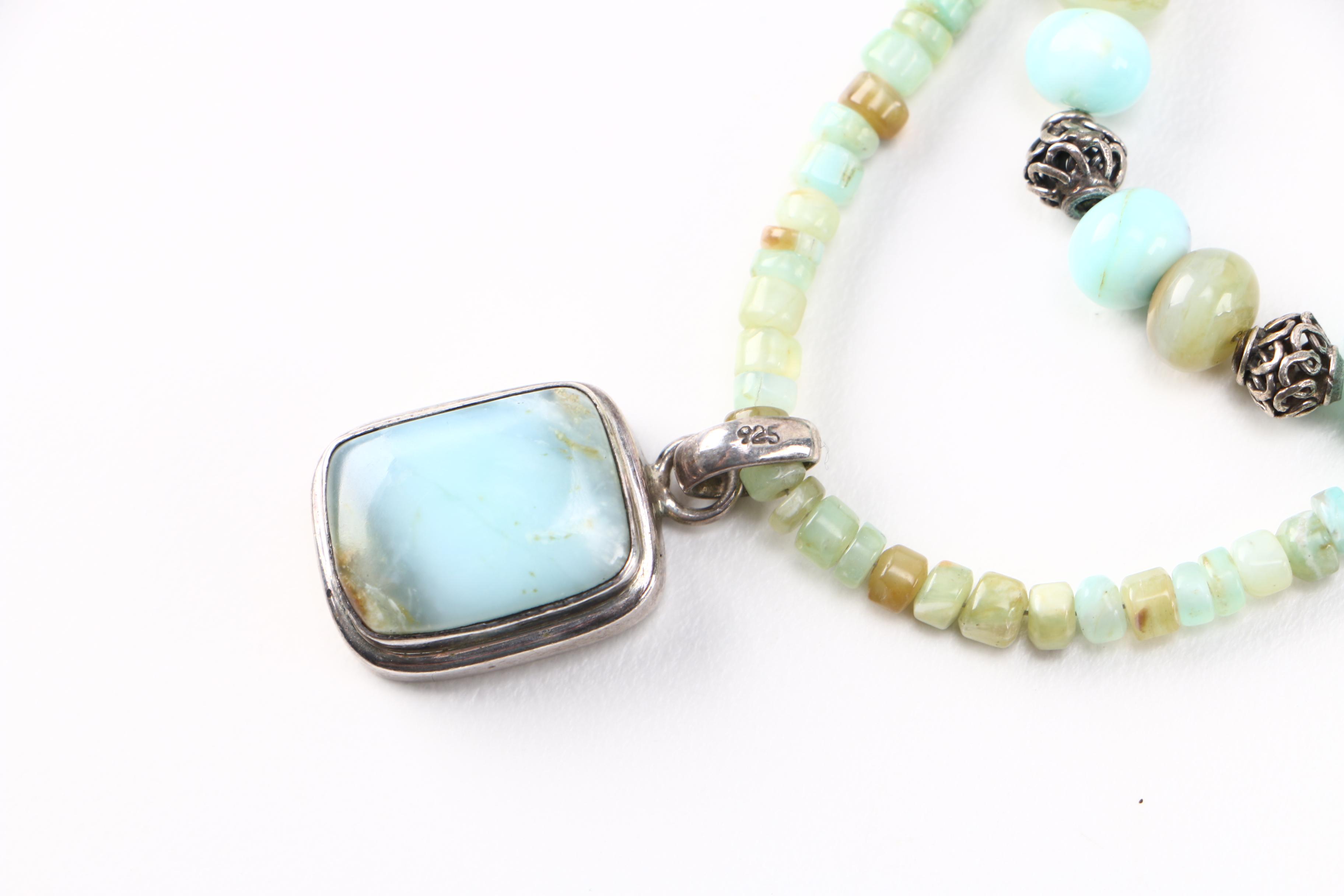 Sterling and Stone Jewelry