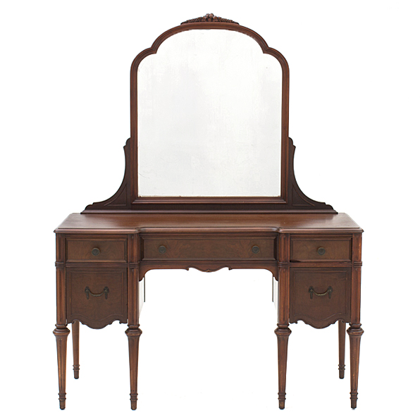 Vintage Walnut Vanity