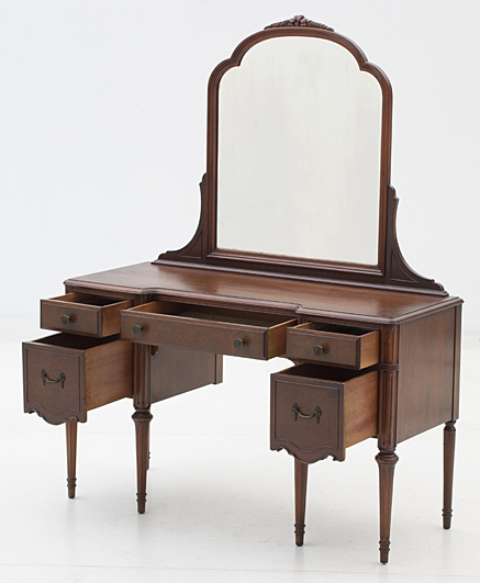 Vintage Walnut Vanity