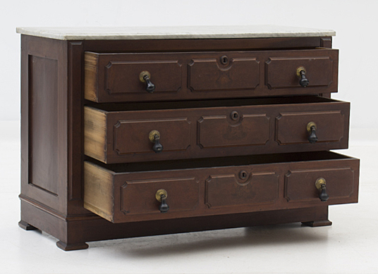 Victorian Marble-Top Dresser