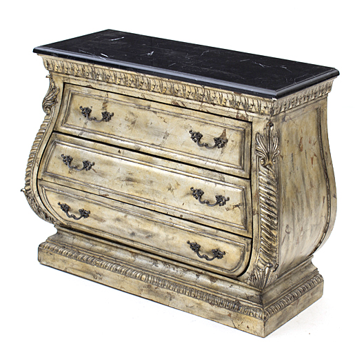 Hollywood Regency Style Bombe Bedroom Dresser